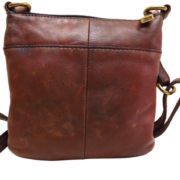 All Leather Outer Small Crossbody Bag - Picture 4 of 11